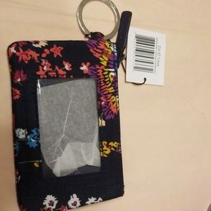 Vera Bradley Accessories - ❤Midnight Wildflower Zip ID Case Vera Bradley Accessories - ❤Midnight Wildflower Zip ID Case